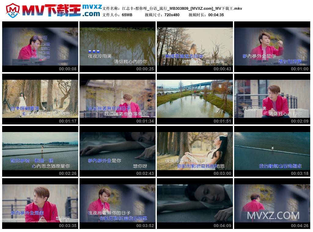 江志丰-想你呀_台语_流行_MB303809